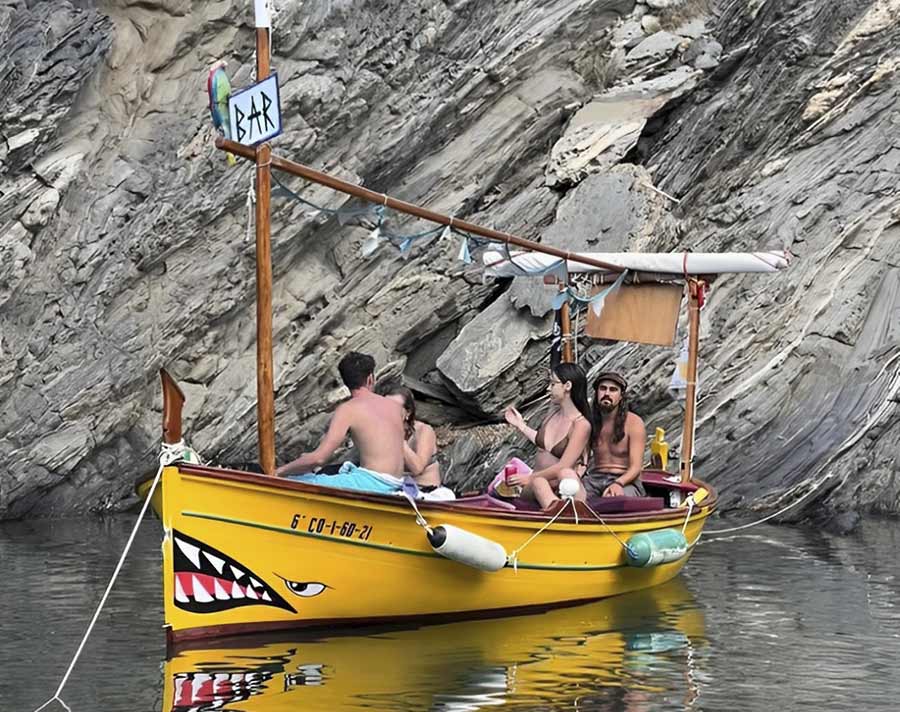 Passatgers gaudint d'un tour amb la Valkiria